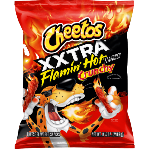 Cheetos XXTRA Flamin' Hot Crunchy 2.75oz (77.9g) (BB 4 Nov 2025)
