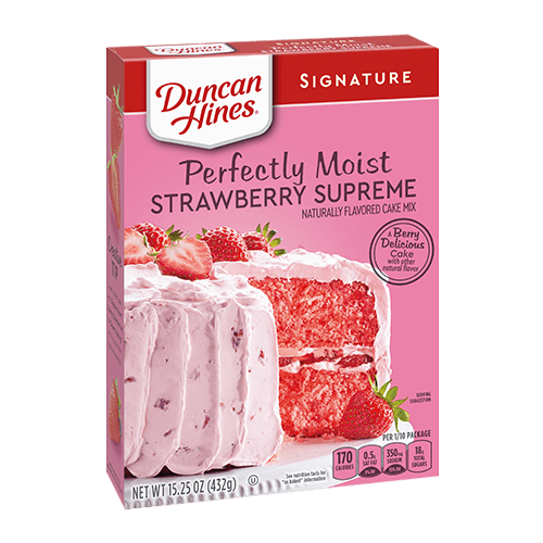Duncan Hines Strawberry Supreme Cake Mix 15.25oz