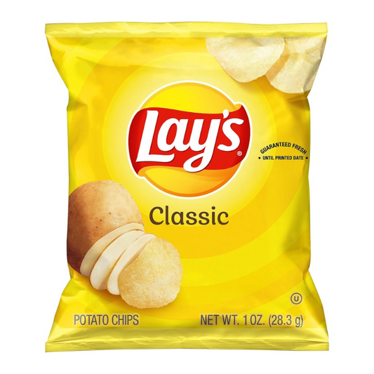 Lay's Classic Potato Chips 1oz (BB 07 May 2024)
