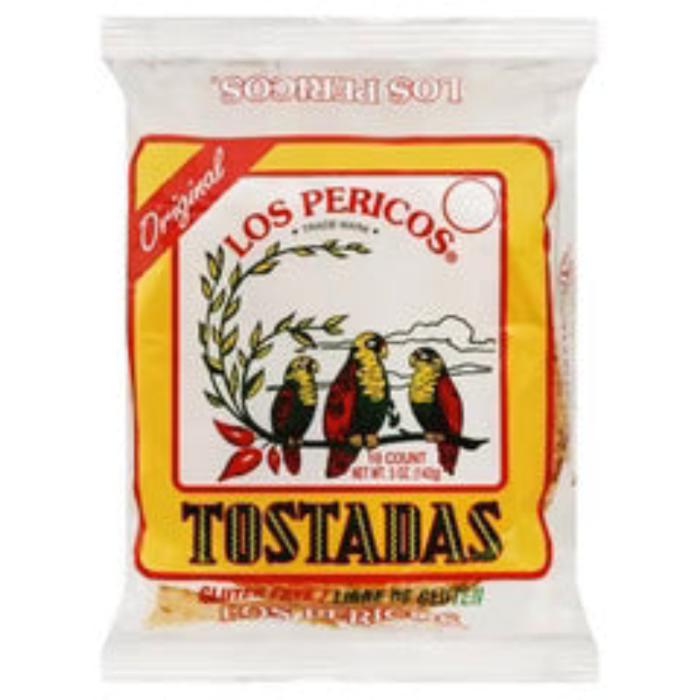 Los Pericos Tostadas Box - 15 x 4.5oz packs of 10 count (150 tostadas)