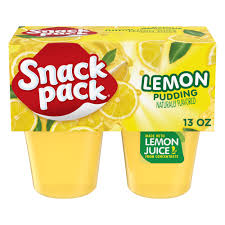 Snack Pack Lemon Pudding 4c