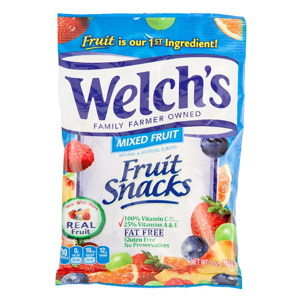 Welch's Fruit Snacks Mixed Fruit 5oz Peg Bag
