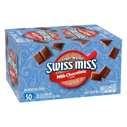 Swiss Miss Milk Chocolate Bulk Box - 50 Sachets