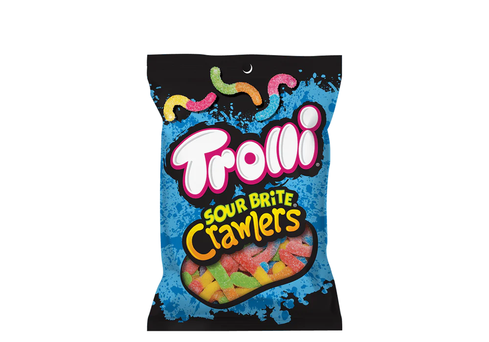 Trolli Sour Brite Crawlers 5oz Peg Bag