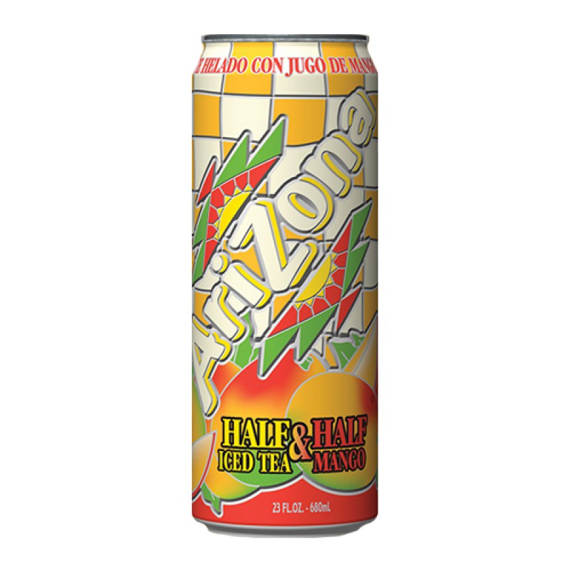 Arizona Half & Half Ice Tea & Mango 23oz (Large) *LIMIT 12 DRINKS*