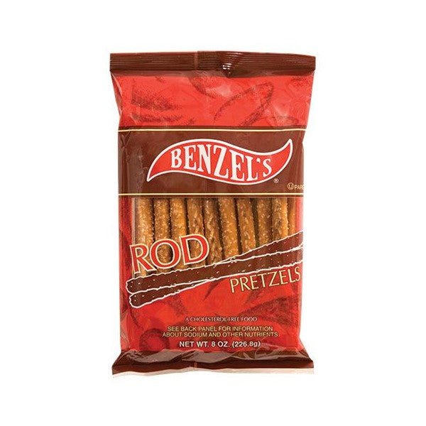 Benzel's Pretzel Rods 8oz (BB Jan28 2026)