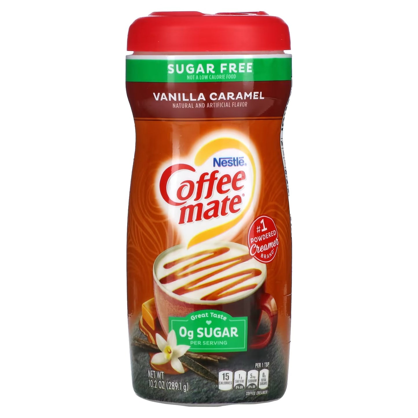 Coffee-Mate Vanilla Caramel - Sugar Free 10.2oz