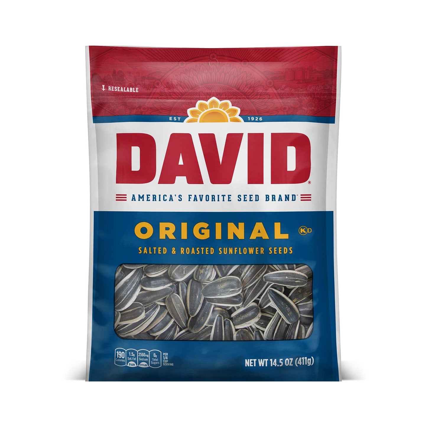 David Sunflower Seeds Original 5-5.25oz