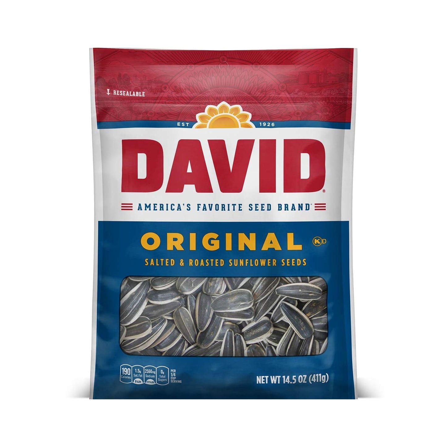 David Sunflower Seeds Original 2.5-3.75oz (Medium)