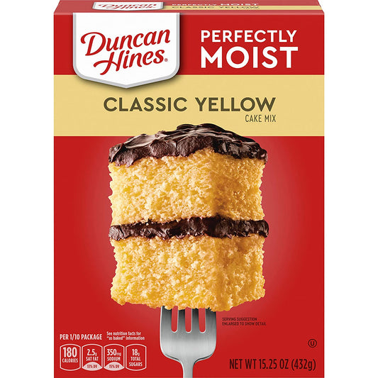 Duncan Hines Classic Yellow Cake Mix 15.25oz (BB May 2024)