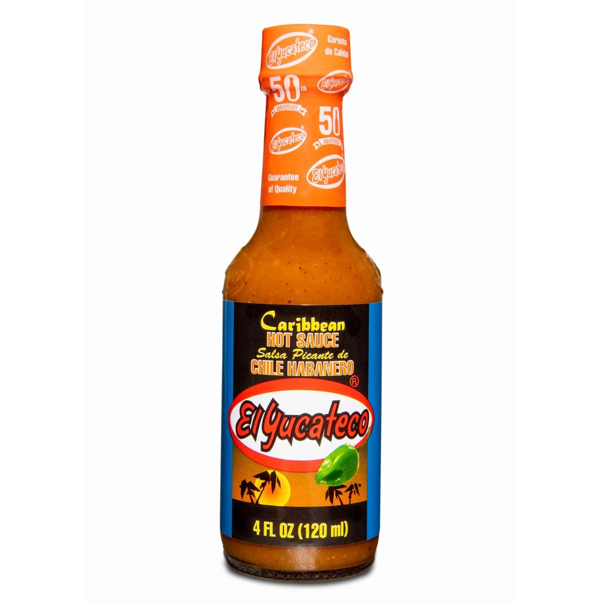 El Yucateco Habanero Hot Sauce - Caribbean 4oz