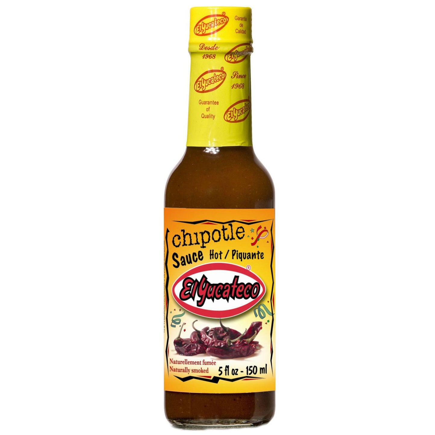 El Yucateco Chipotle Hot Sauce 5oz