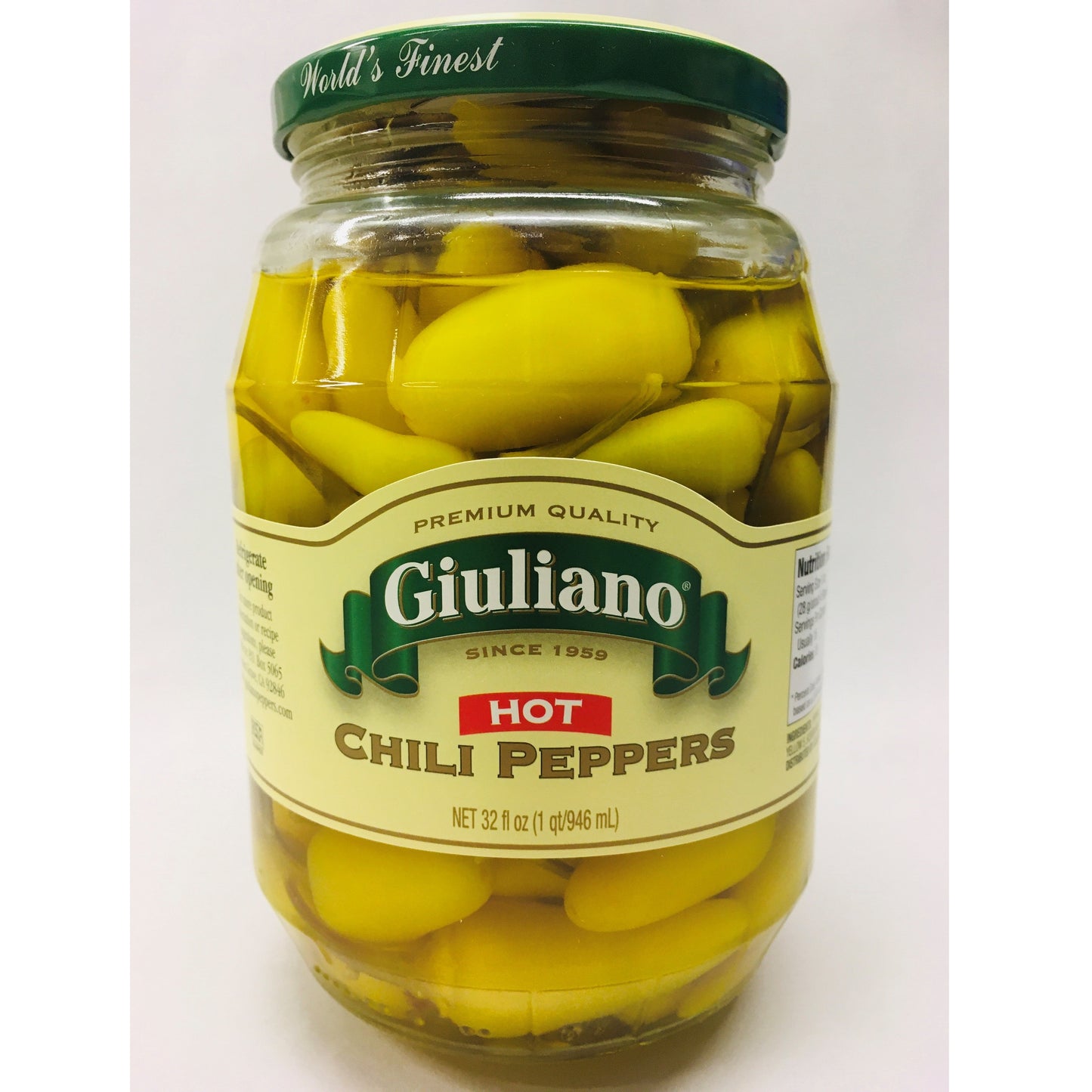 Giuliano Chili Peppers - HOT 32floz