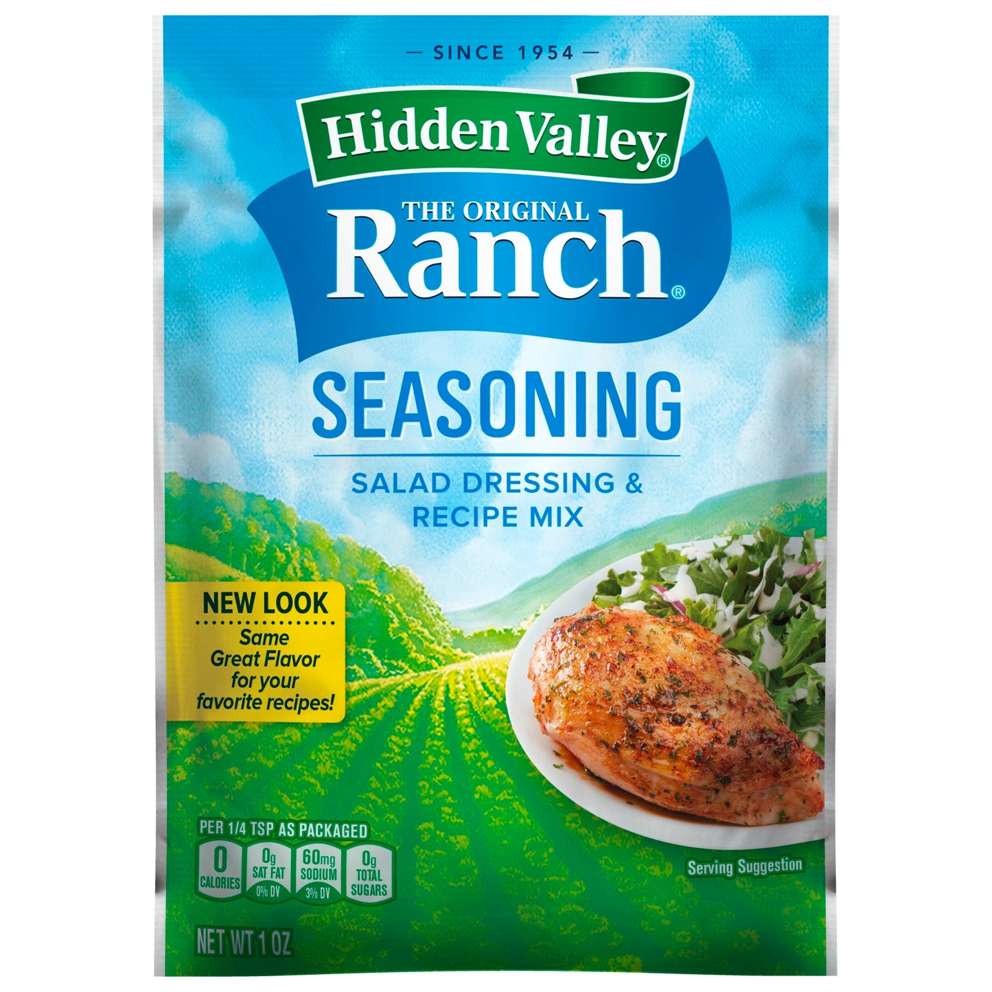 Hidden Valley Ranch Seasoning & Salad Dressing Mix 1oz Sachet