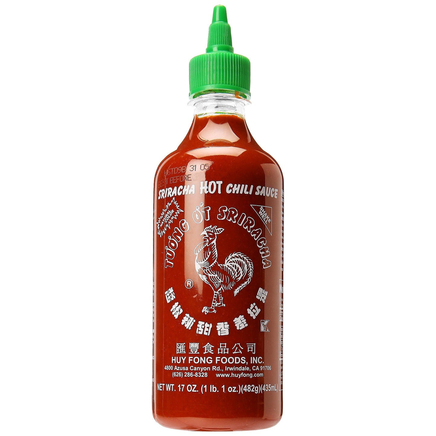 Huy Fong Sriracha Hot Chili Sauce 17oz