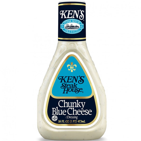 Ken's Chunky Blue Cheese Dressing 16oz (BB 23 August 2024)