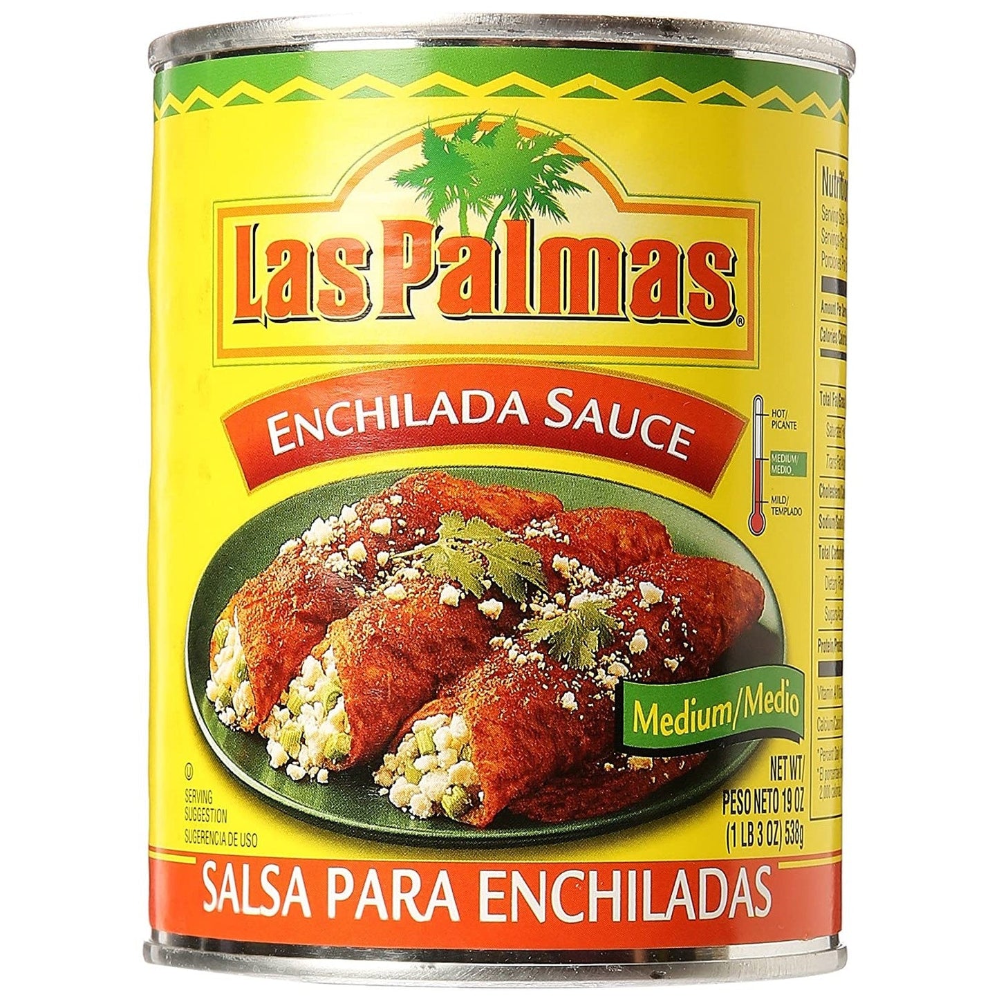 Las Palmas Red Enchilada Sauce - Medium - (Large) 28oz
