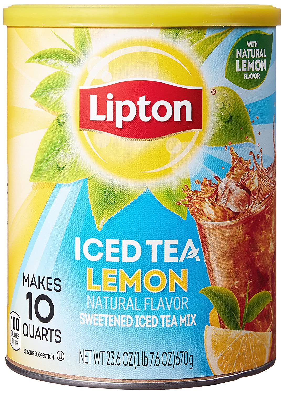 Lipton Iced Tea Mix Lemon 23.6oz