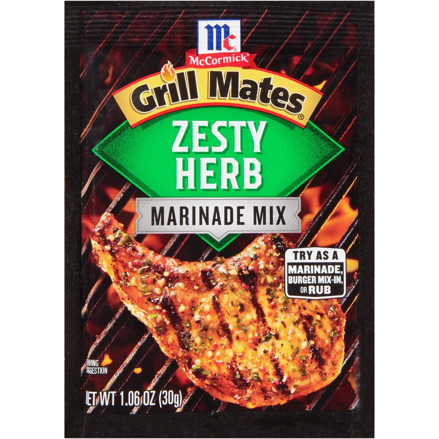 McCormick Grill Mates Zesty Herb Marinade 1.06 oz