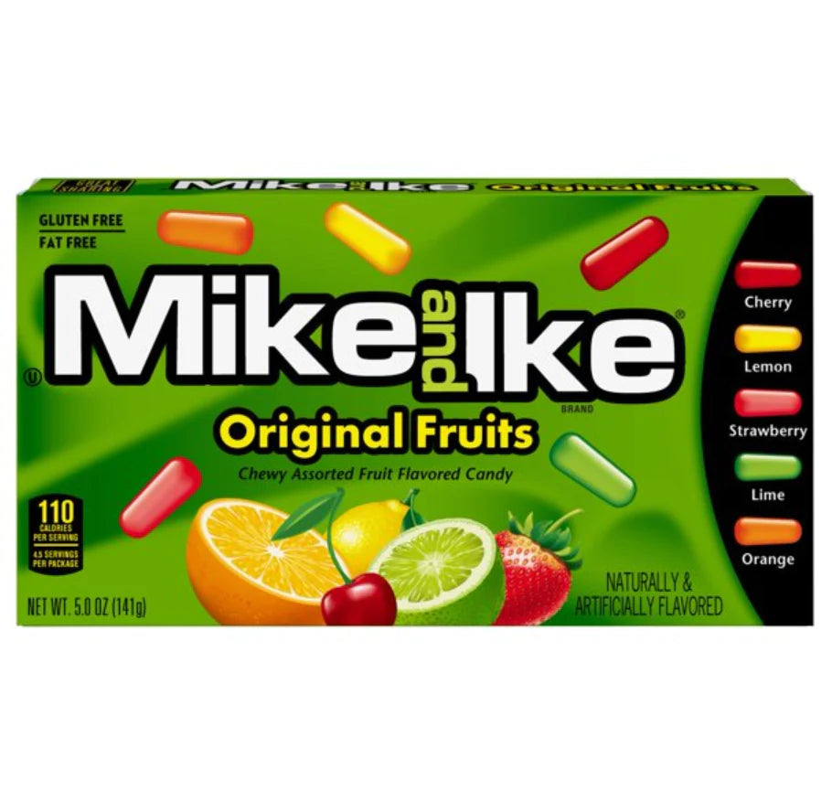 Mike and Ike Original Fruits Theater Box 4.25oz (BB: July 2025)