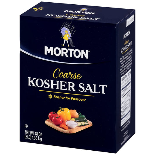 Morton Coarse Kosher Salt 48oz/3lb