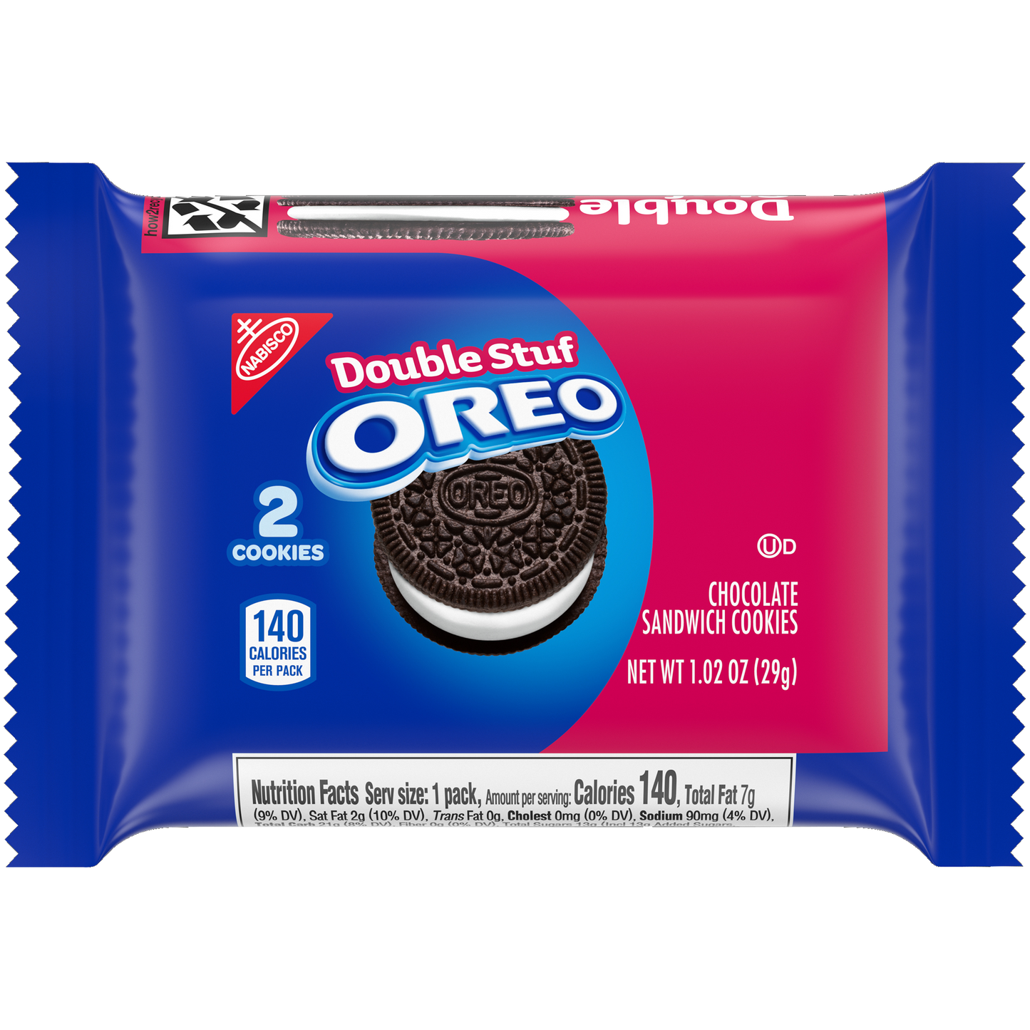 Oreo Double Stuff - 2pk Packet 1.02oz
