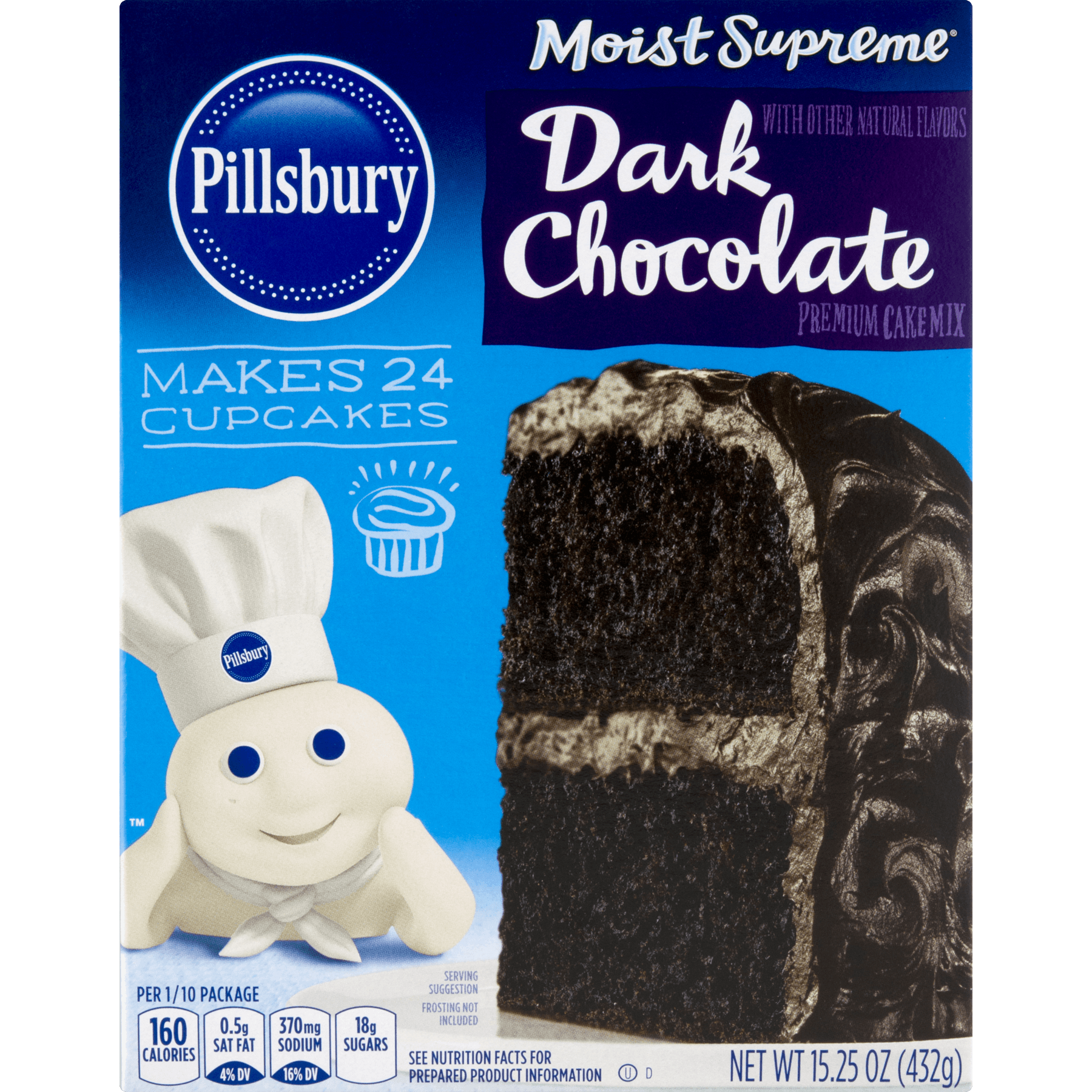 Pillsbury Moist Supreme Dark Chocolate Cake Mix Marthas Backyard 