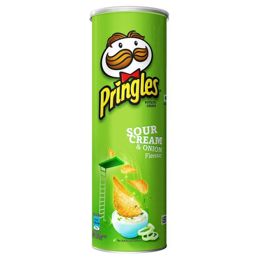 Pringles Sour Cream & Onion Potato Crisps
