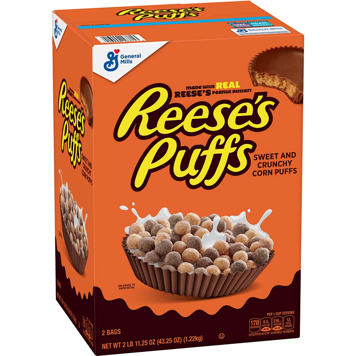 Reese's Puffs 43.25oz Bulk Box