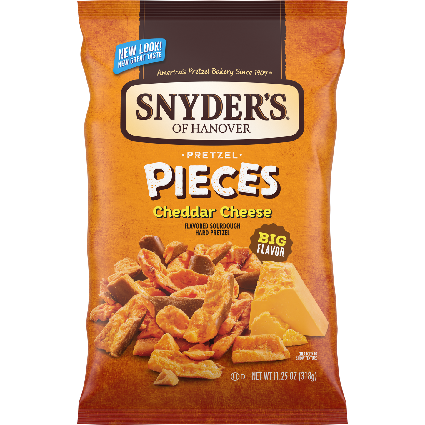 Snyder's of Hanover Pretzel Pieces - Cheddar Cheese 11.25oz (BB: 20 Dec2025)