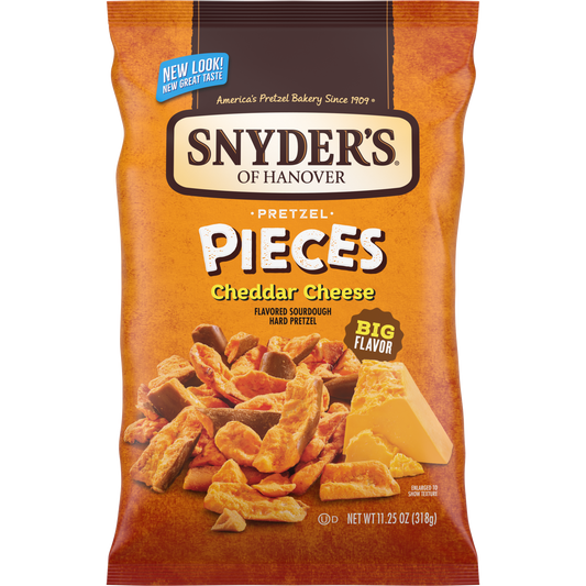 Snyder's of Hanover Pretzel Pieces - Cheddar Cheese 11.25oz (BB: 20 Dec2025)