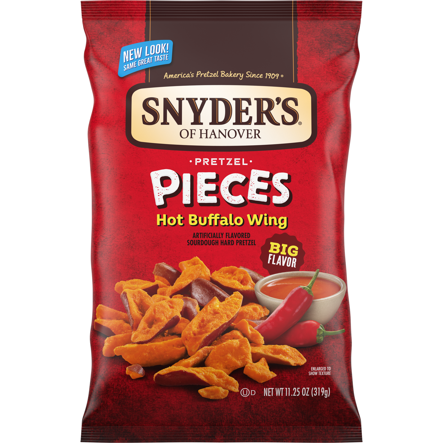 Snyder's of Hanover Pretzel Pieces - Hot Buffalo Wing 11.25oz (BB 15 Aug 2026)