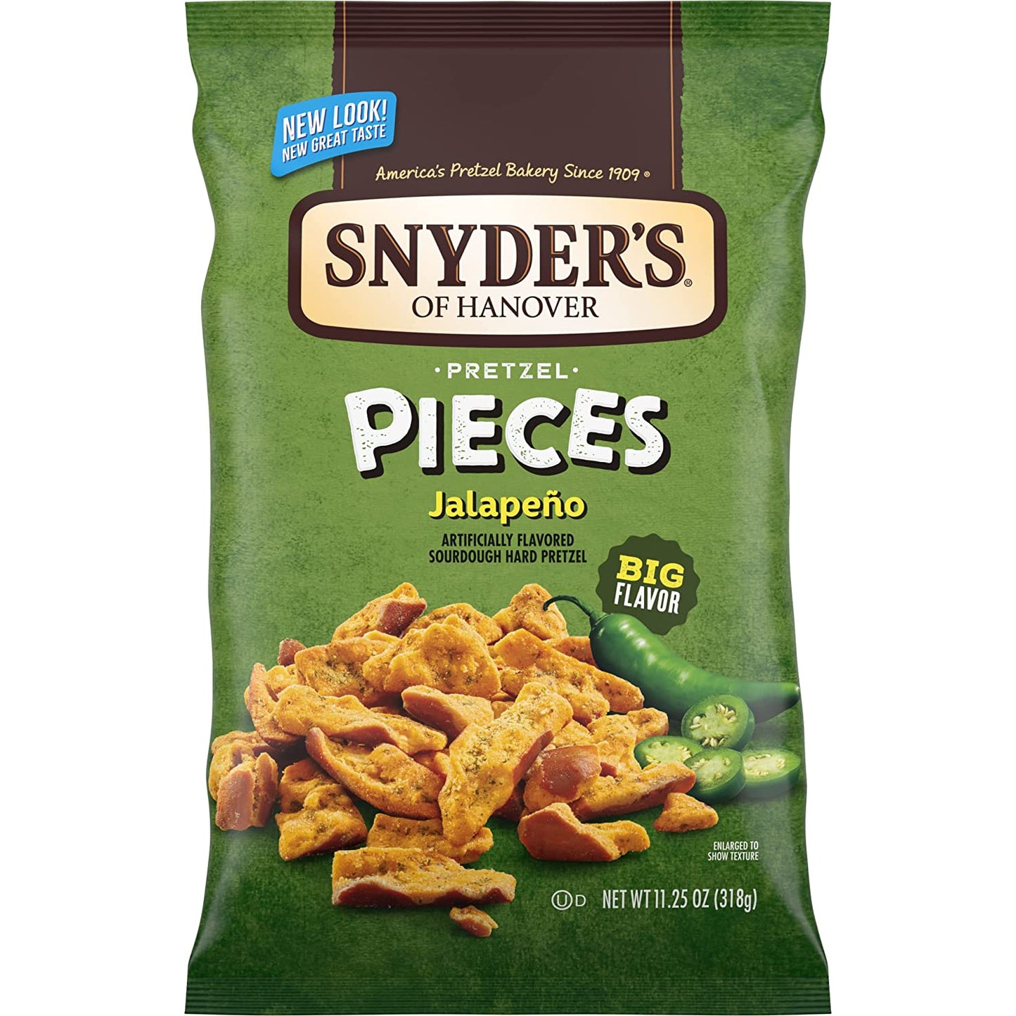 Snyder's of Hanover Pretzel Pieces - Jalapeno 11.25oz (BB 2 Aug 25)