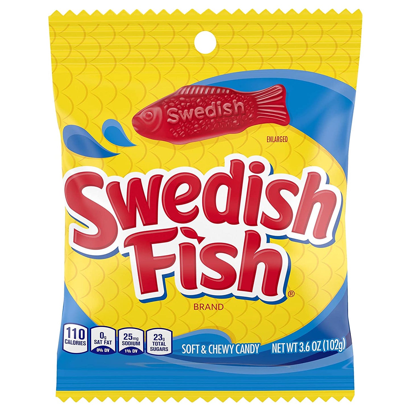 Swedish Fish 3.6oz Peg Bag