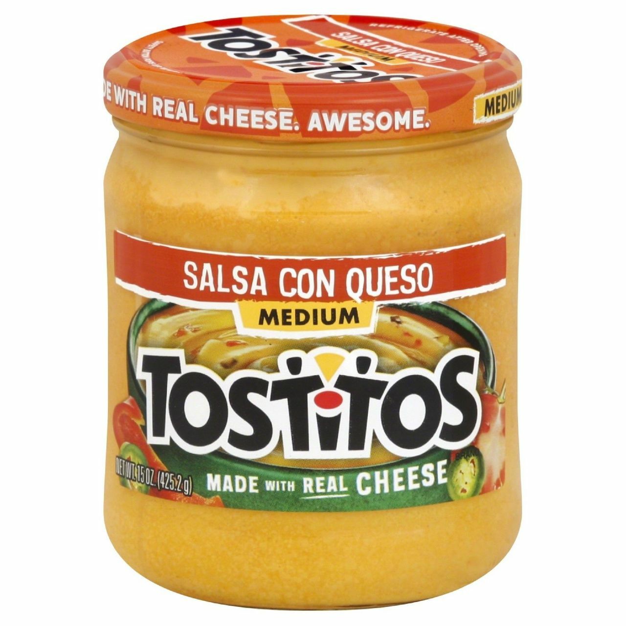 Tostitos Salsa Con Queso Medium 15oz
