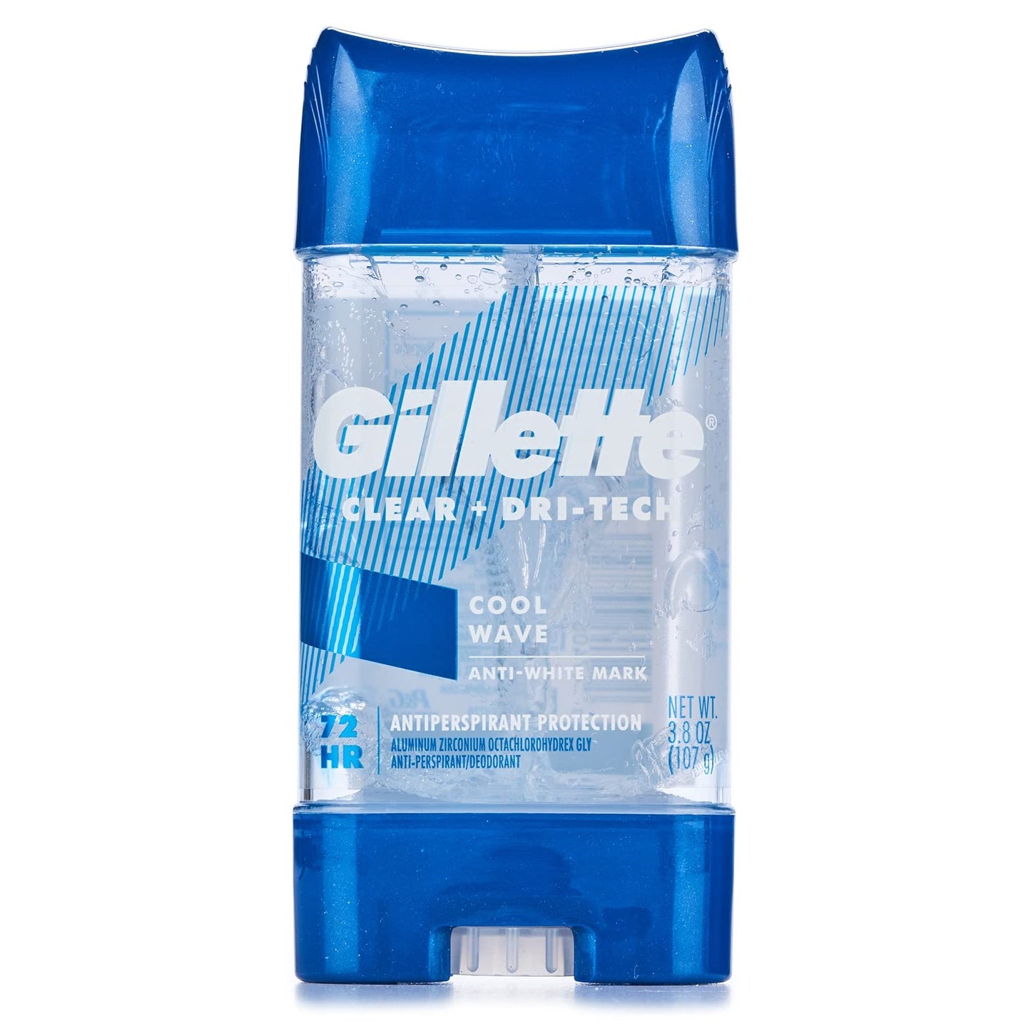 Gillette Clear + Dri-Tech Gel Deodorant Cool Wave 3.8oz