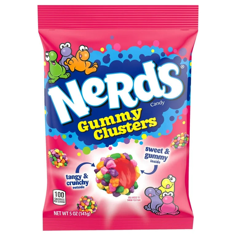 Nerds Gummy Clusters peg bag 5oz