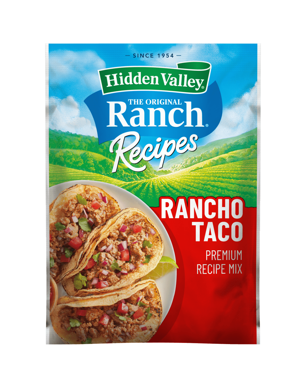 Hidden Valley Ranch Seasoning Rancho Taco Mix 1oz Sachet