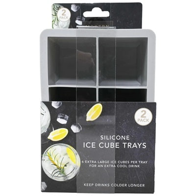Modern Pantry Silicone Ice Cube Trays - 2pack