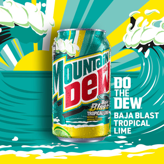 Mountain Dew Baja Blast Can *LIMIT 12*
