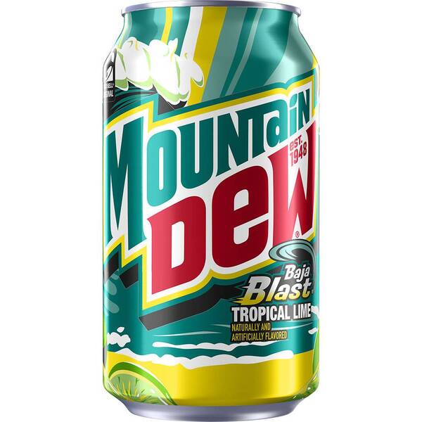 Mountain Dew Baja Blast Can *LIMIT 12*