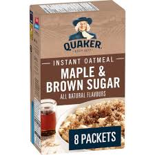 Quaker Instant Oatmeal Maple & Brown Sugar 8 Packets