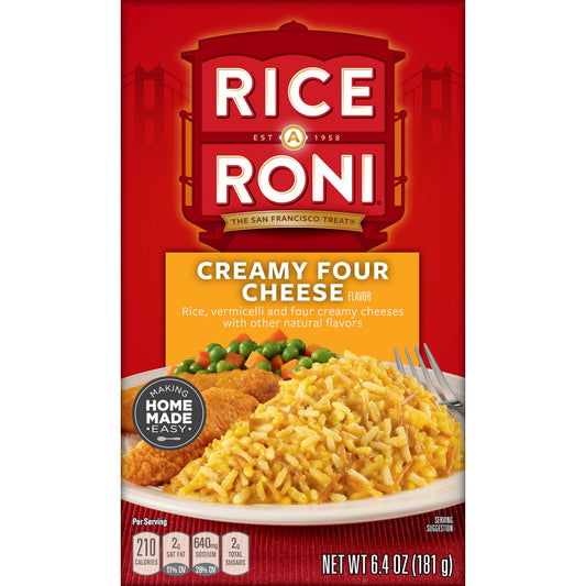 Rice a Roni Creamy Four Cheese 6.4oz