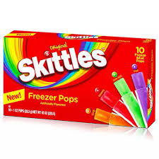 Skittles Original Freezer Pops - 10 Pack