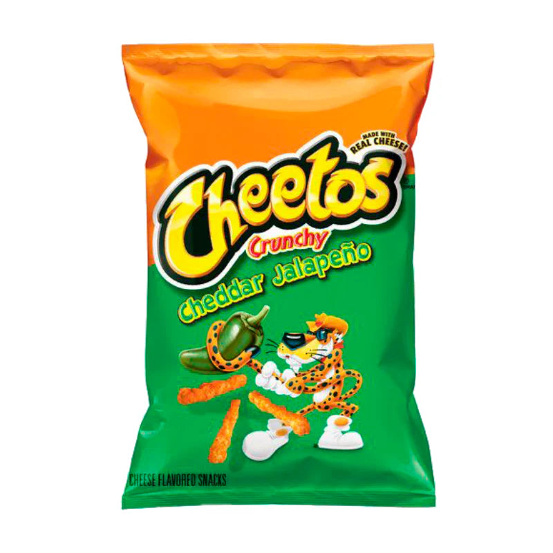 Cheetos Cheddar Jalapeño Crunchy LG 8.5oz (BB 11 Feb 2025)