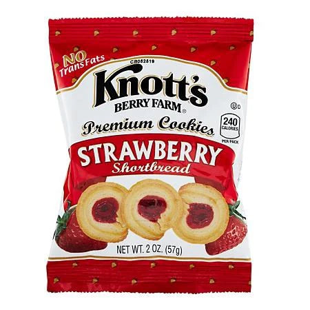 Knotts Berry Farm Strawberry Shortbread 2oz