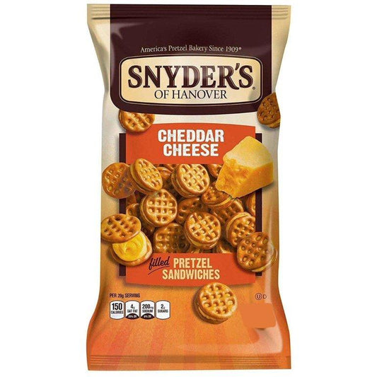 Snyder's of Hanover - Cheddar Cheese Filled Pretzel Sandwiches 1oz