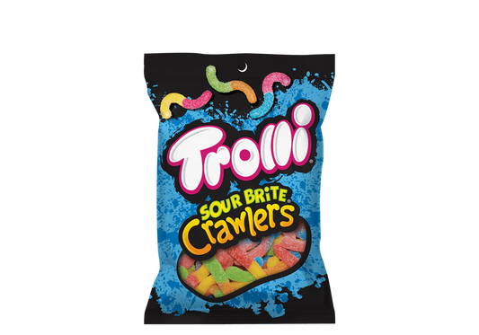 Trolli Sour Brite Crawlers 5oz Peg Bag