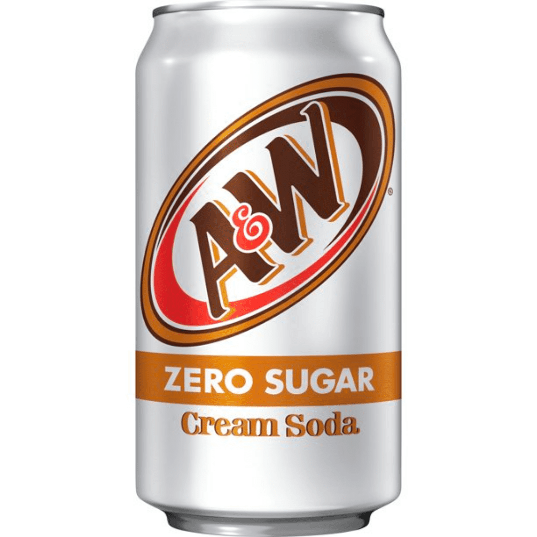 A&W Cream Soda - ZERO SUGAR 12oz Can *Limit 12*