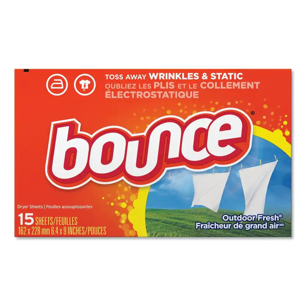 Bounce Dryer Sheets Outdoor Fresh- 15 Sheets